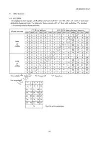 CU40025-UW6J Datasheet Page 11