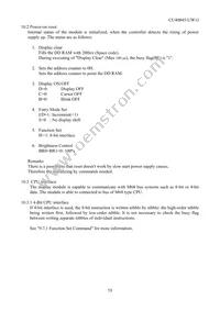 CU40045-UW1J Datasheet Page 14