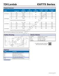 CUT75522/A Datasheet Page 2