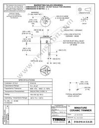 CV35A250 Datasheet Cover