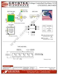 CVCO33CL-0415-0435 Datasheet Page 2