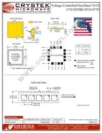 CVCO55BE-0510-0770 Datasheet Page 2