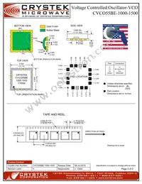 CVCO55BE-1000-1500 Datasheet Page 2