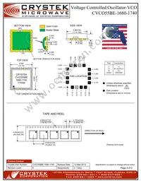 CVCO55BE-1680-1740 Datasheet Page 2