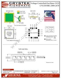 CVCO55BE-2400-2670 Datasheet Page 2