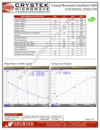 CVCO55CC-2350-2750 Datasheet Cover