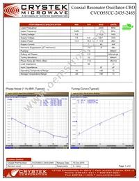 CVCO55CC-2435-2485 Datasheet Cover