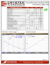 CVCO55CC-2496-2704 Datasheet Cover