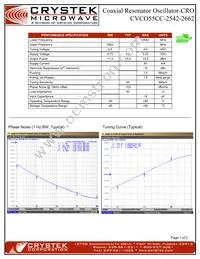 CVCO55CC-2542-2662 Datasheet Cover