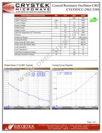 CVCO55CC-2962-3388 Datasheet Cover