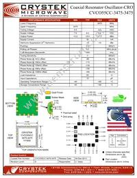 CVCO55CC-3475-3475 Datasheet Cover