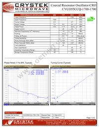 CVCO55CCQ-1700-1700 Datasheet Cover