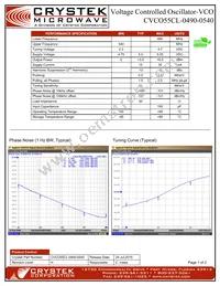 CVCO55CL-0490-0540 Datasheet Cover