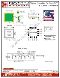 CVCO55CL-0800-0980 Datasheet Page 2