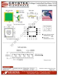 CVCO55CL-1090-1145 Datasheet Page 2