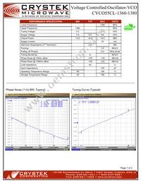 CVCO55CL-1360-1380 Datasheet Cover