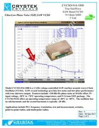 CVCSO-914-1000 Cover