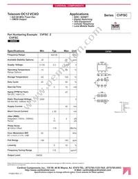 CVFSC7 Datasheet Cover