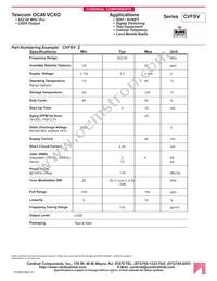 CVFSV7 Datasheet Cover