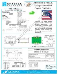 CVPD-914X-50-167.3316 Datasheet Cover