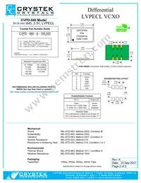 CVPD-940X-212.500 Datasheet Page 2