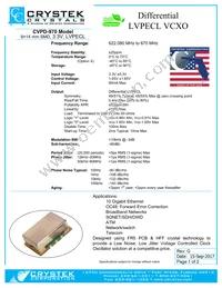 CVPD-970X-644.5313 Datasheet Cover