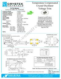 CVT32-20.000 Datasheet Cover