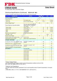 CW020-SD00 Datasheet Page 4