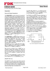 CW020-SD00 Datasheet Page 5