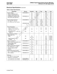 CW025ACL-M Datasheet Page 3