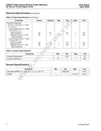 CW025ACL-M Datasheet Page 4