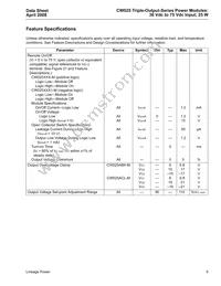 CW025ACL-M Datasheet Page 5