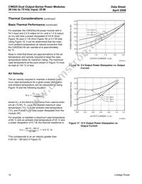CW025CL-M Datasheet Page 12