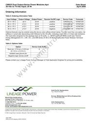 CW025CL-M Datasheet Page 16