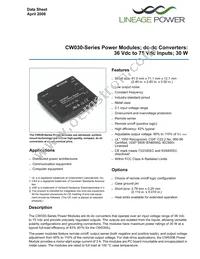 CW030B-M Datasheet Cover