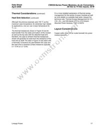 CW030B-M Datasheet Page 17