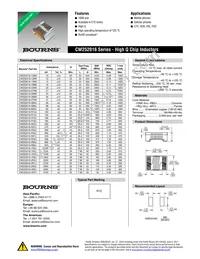 CW252016-2R2G Datasheet Cover