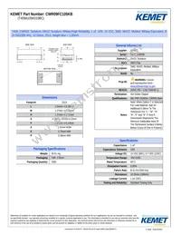 CWR09FC105KB Datasheet Cover
