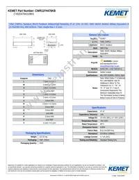 CWR11FH476KB Datasheet Cover