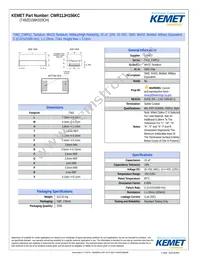 CWR11JH156KC Datasheet Cover