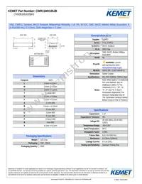CWR11MH105JB Datasheet Cover