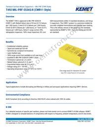 CWR11MH105KC Datasheet Cover