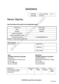 CX1612DB48000D0FPJC1 Datasheet Cover