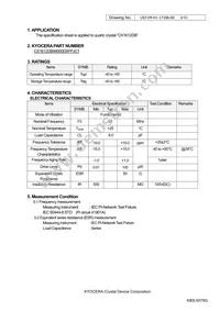 CX1612DB48000D0FPJC1 Datasheet Page 3