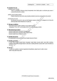 CX1612DB48000D0FPJC1 Datasheet Page 10