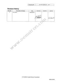 CX1612DB52000D0FLJC1 Datasheet Page 2