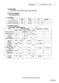 CX1612DB52000D0FLJC1 Datasheet Page 3