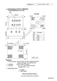 CX1612DB52000D0FLJC1 Datasheet Page 4