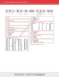 CX2-B0-14-610-22A-13G Datasheet Page 5