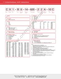 CX2-B0-14-610-22A-13G Datasheet Page 7